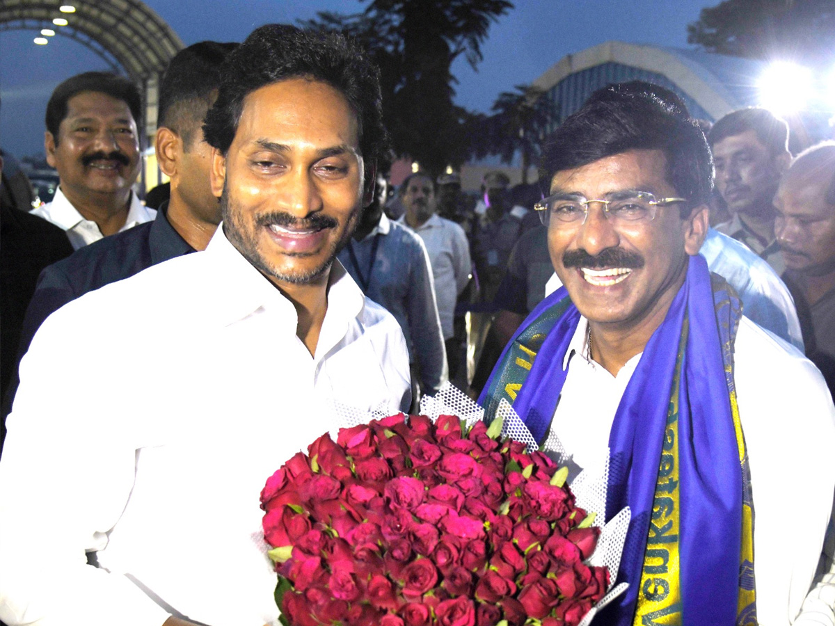 CM YS Jagan Return From London Trip14