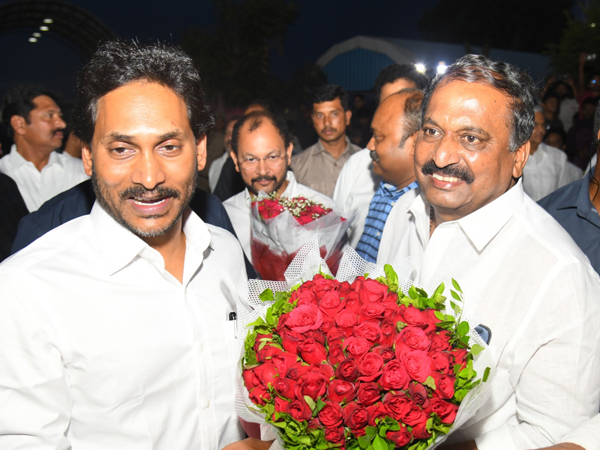 CM YS Jagan Return From London Trip15