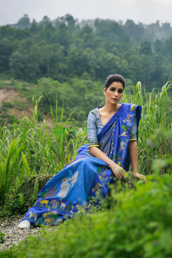 Amazing Designs Of Forestry On Sarees6