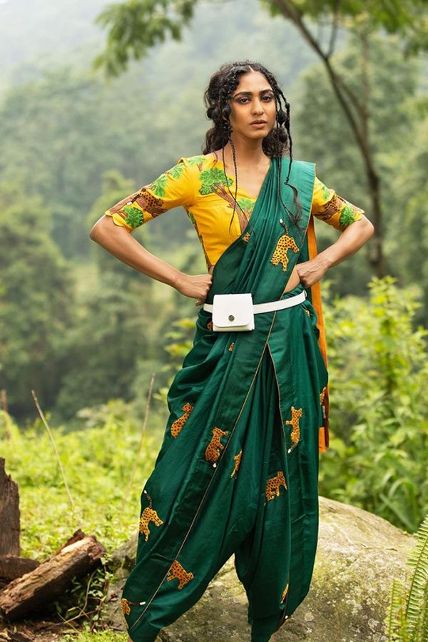 Amazing Designs Of Forestry On Sarees10