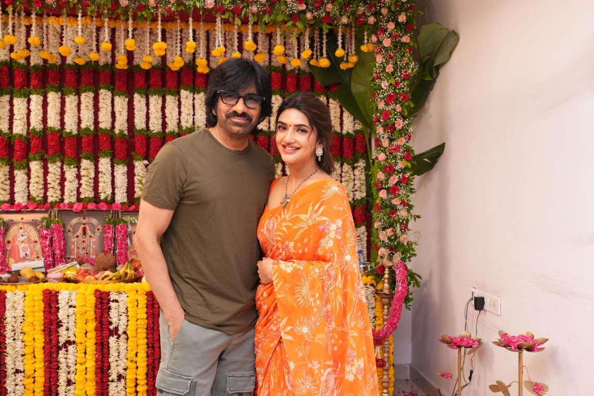 Sithara Entertainments Launch Mass Maharaja Ravi Teja New Movie Pooja Ceremony Photos4