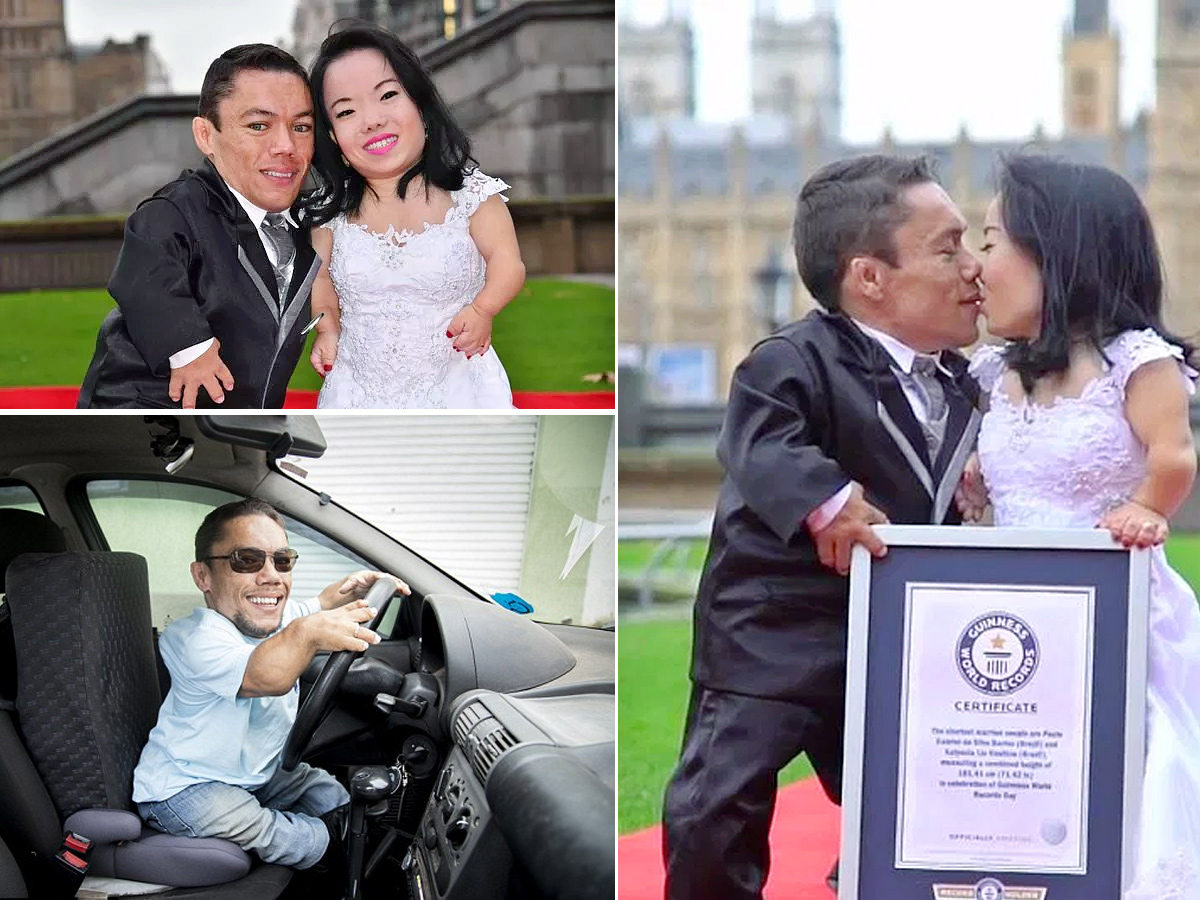 Worlds Shortest Married Couple Makes Guinness World Record1