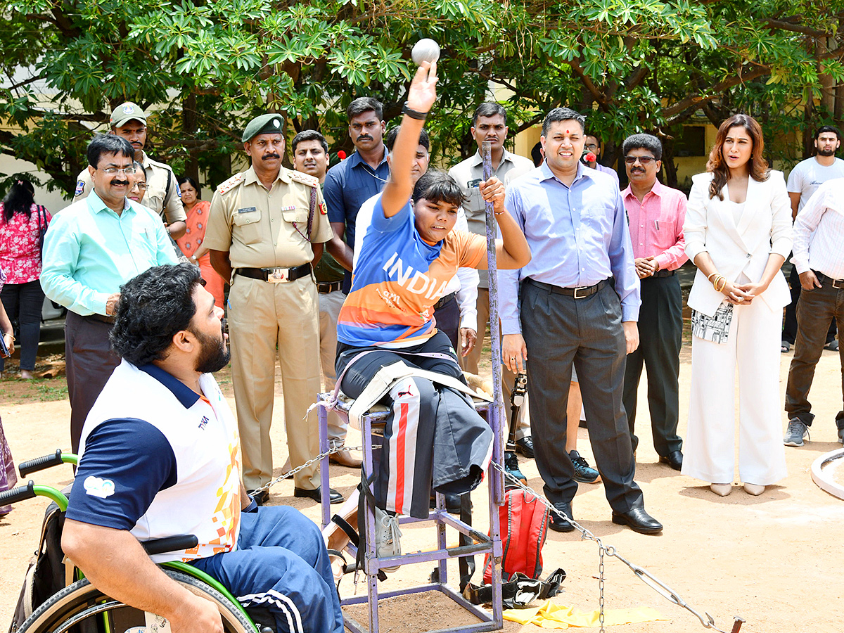 Actress Regina Cassandra visits Training Center Photos16