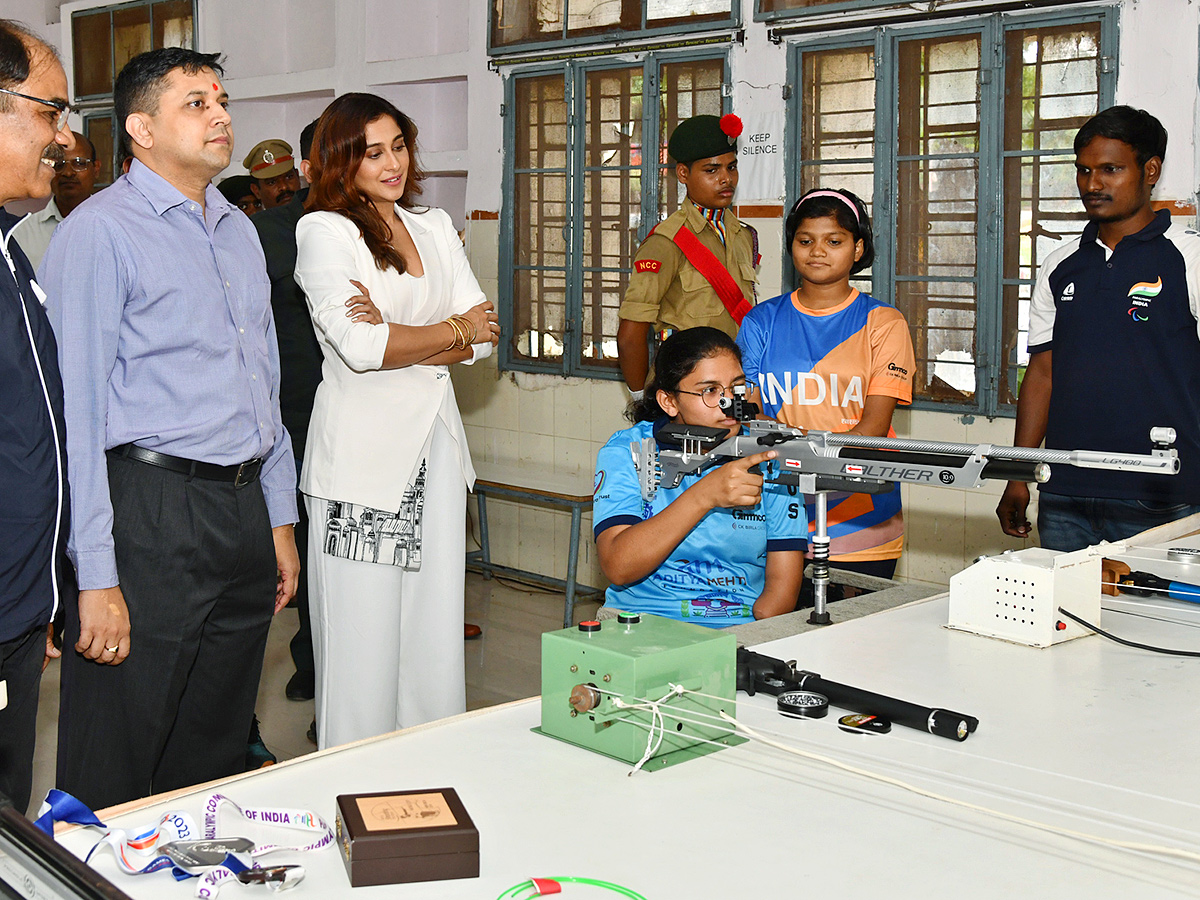 Actress Regina Cassandra visits Training Center Photos3