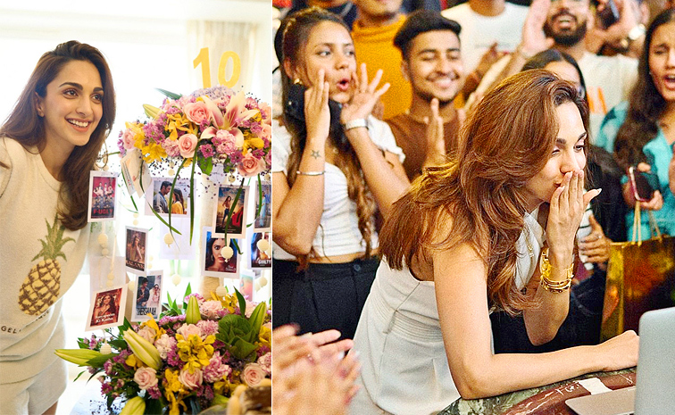 Kiara Advani Celebrates Her 10 Years In Indian Film Industry With Tiramisu Cake Photos1