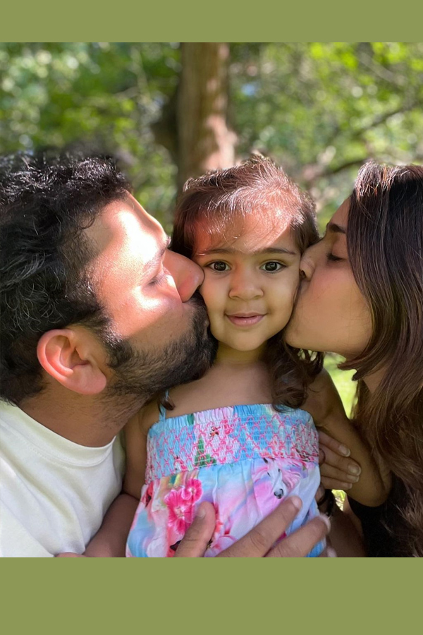 Rohit Sharma enjoys beach day with daughter Samaira during the 2024 T20 World Cup Photos6