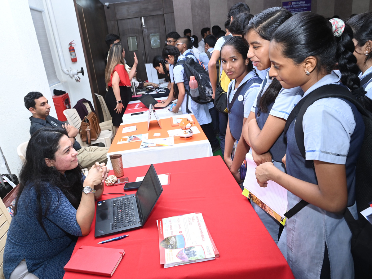 Students Participated In Foreign Varsity At Madapur Career Fair10