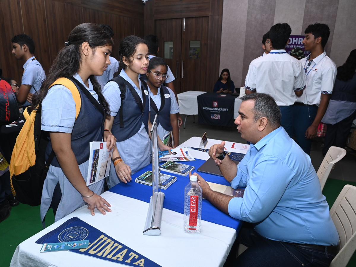 Students Participated In Foreign Varsity At Madapur Career Fair13