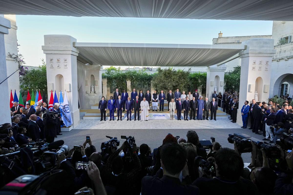 PM Modi meets the Pope and other world leaders at G7 Summit in Italy Photos18