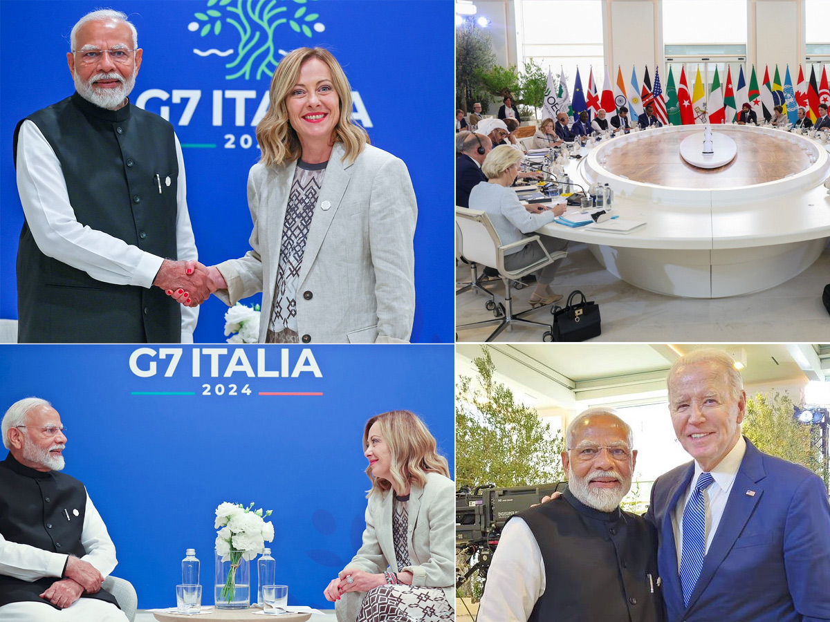 PM Modi meets the Pope and other world leaders at G7 Summit in Italy Photos1