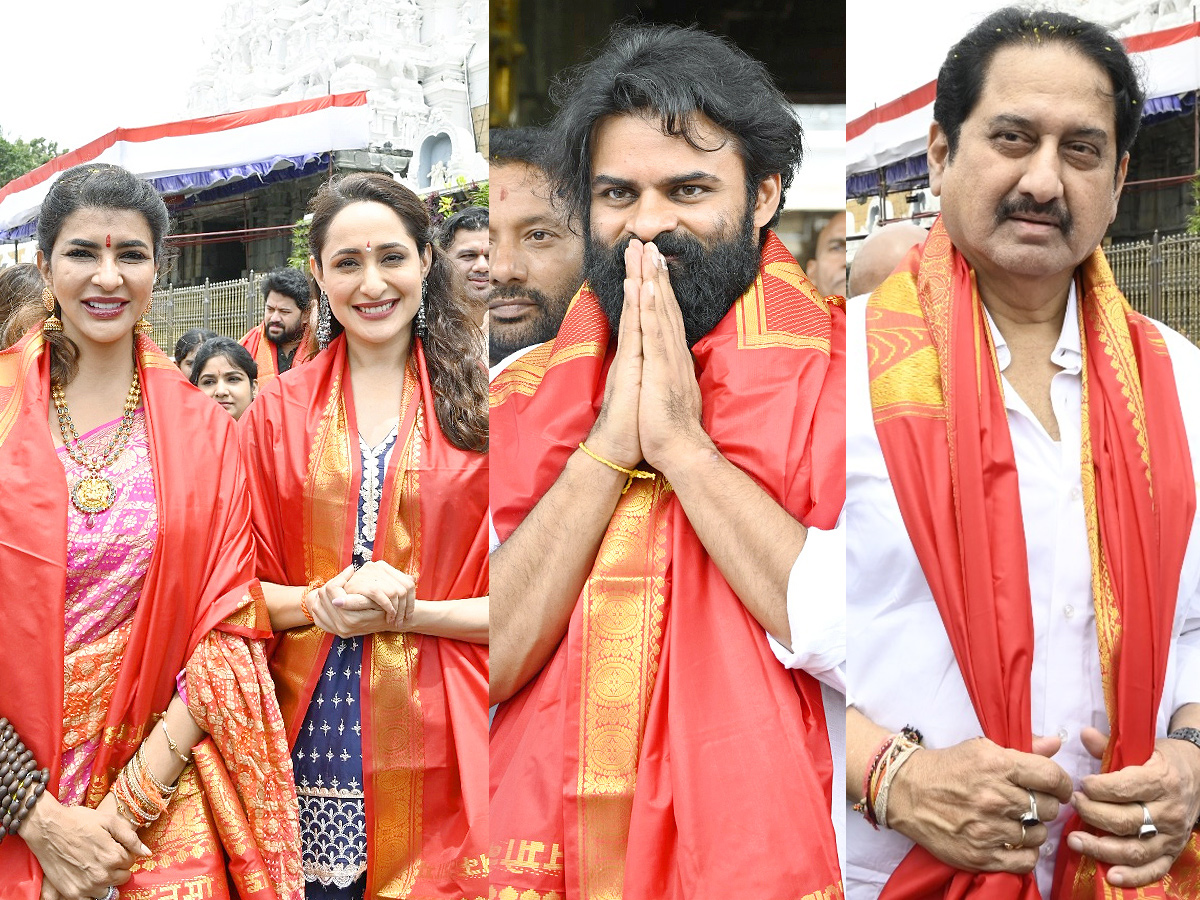 Tollywood celebreties visit Tirumala Tirupati Temple Photos1