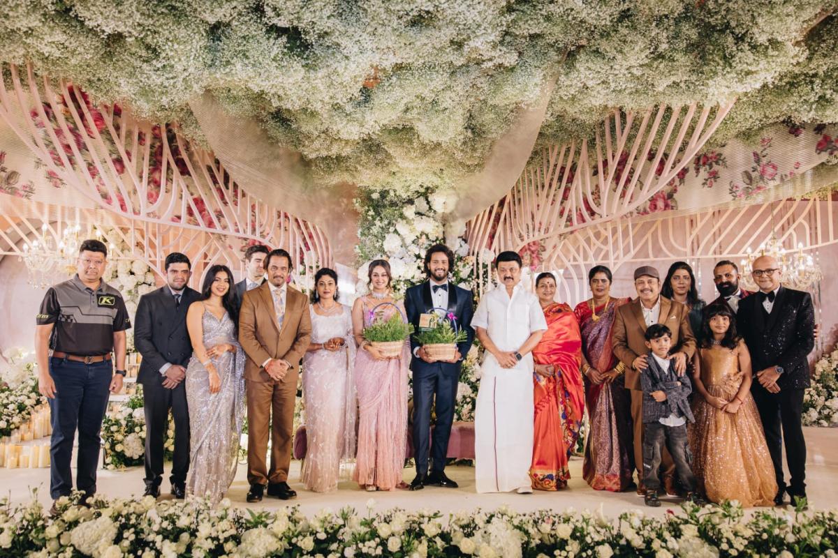 Aishwarya Arjun and Umapathy Reception Photos24