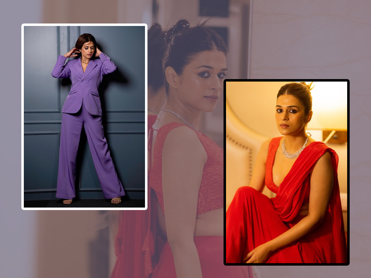 Shraddha Das Looks Beautiful In Purple Outfit1