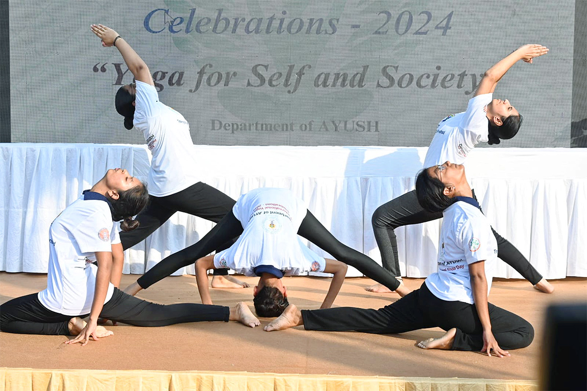 International Day of Yoga 2024 Curtain Raiser Event in Hyderabad11