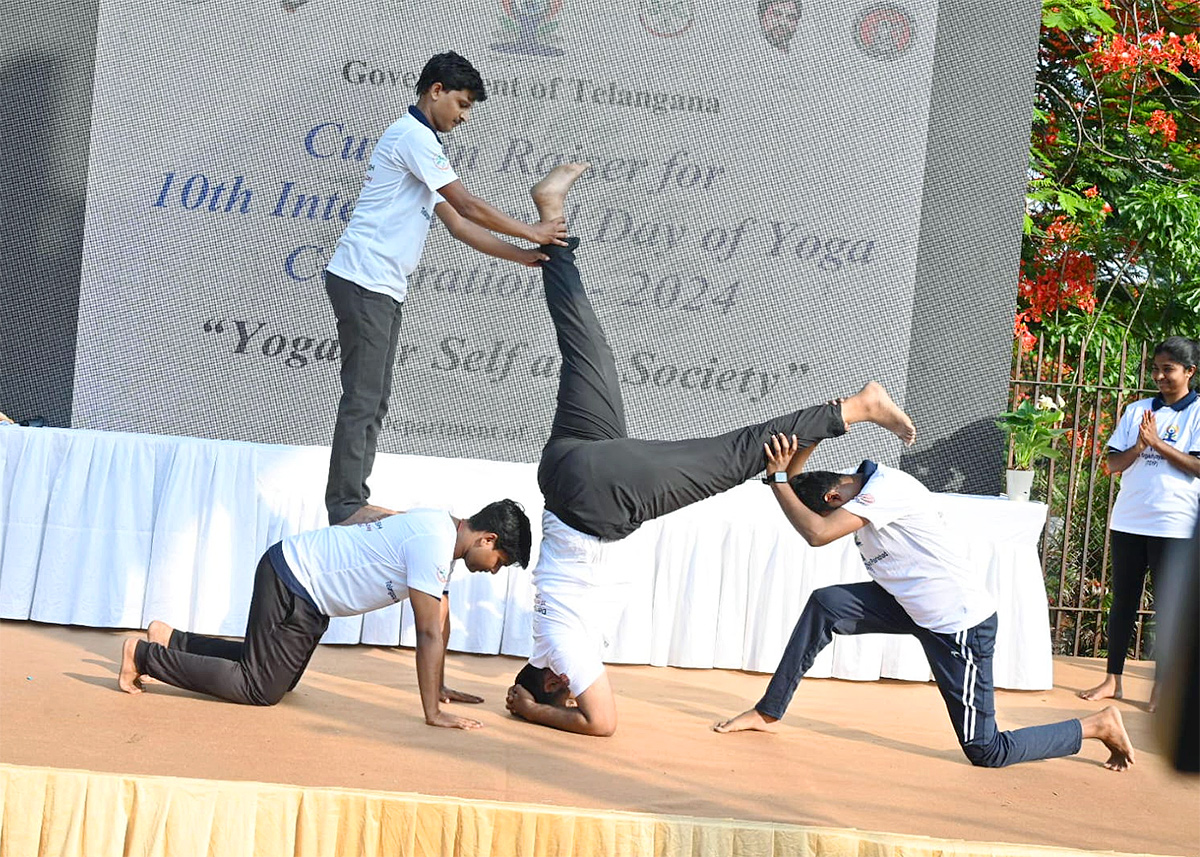 International Day of Yoga 2024 Curtain Raiser Event in Hyderabad12