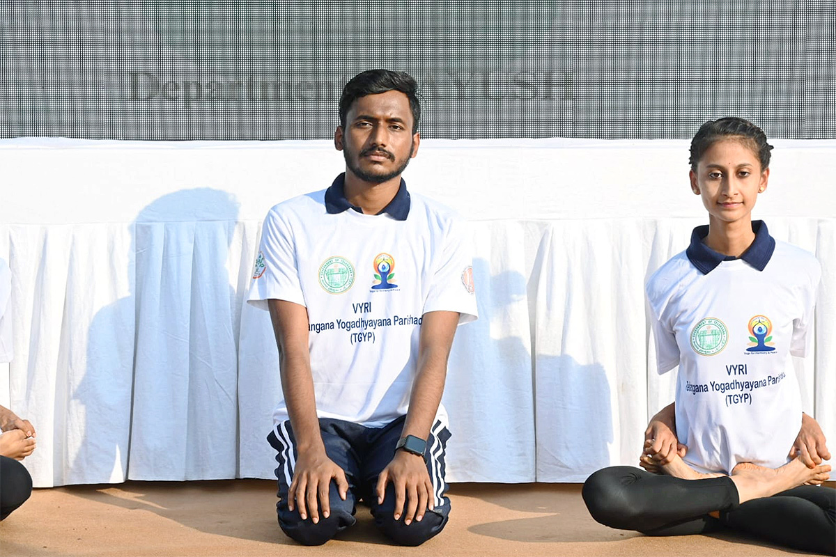 International Day of Yoga 2024 Curtain Raiser Event in Hyderabad13