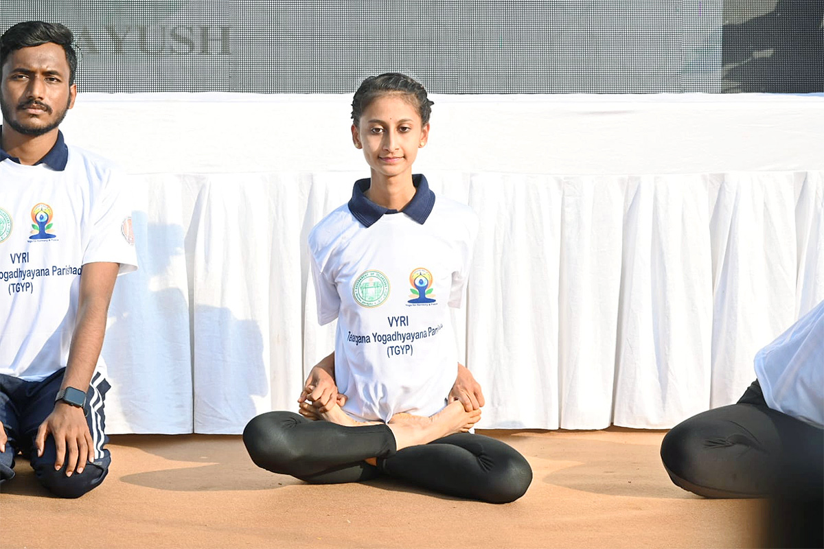 International Day of Yoga 2024 Curtain Raiser Event in Hyderabad14