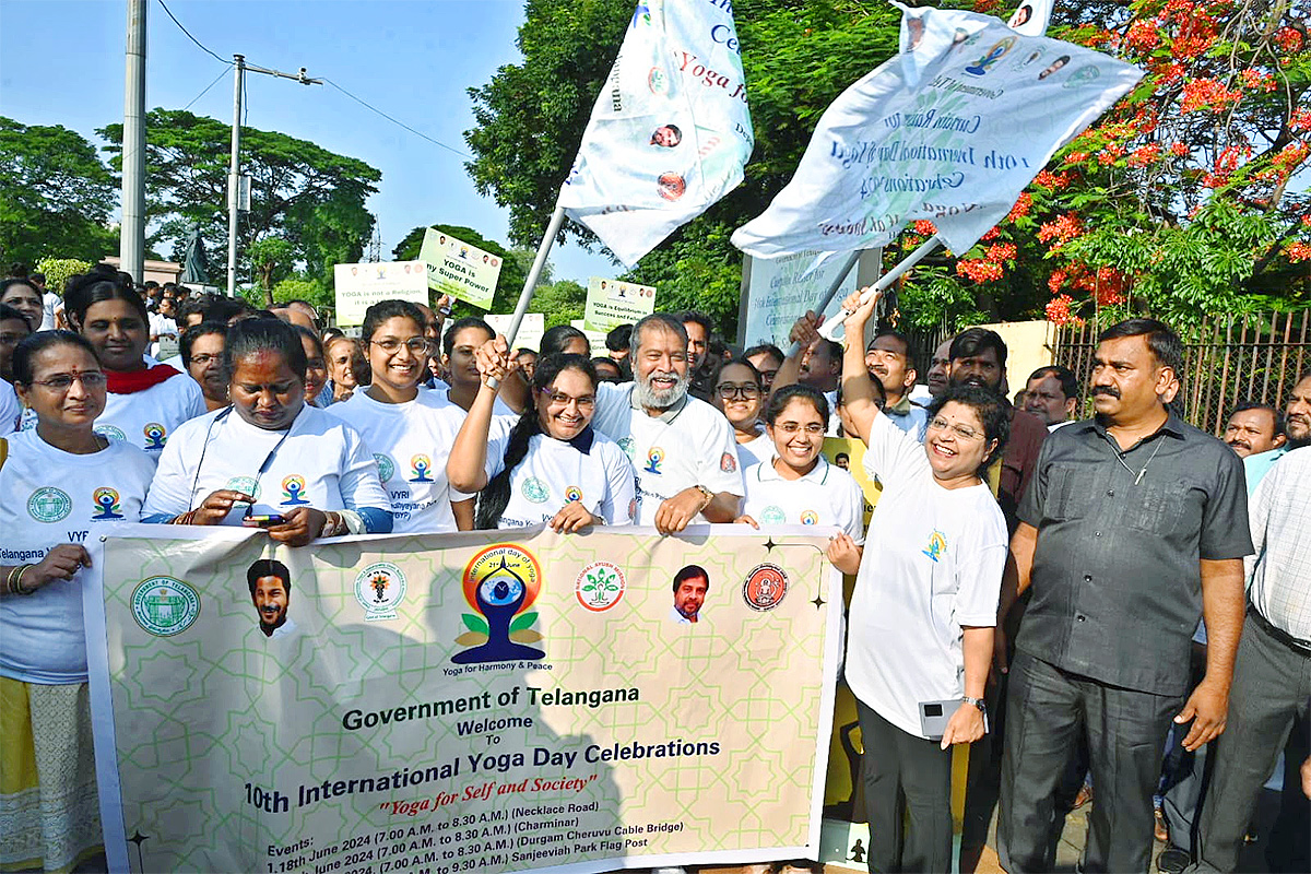 International Day of Yoga 2024 Curtain Raiser Event in Hyderabad8