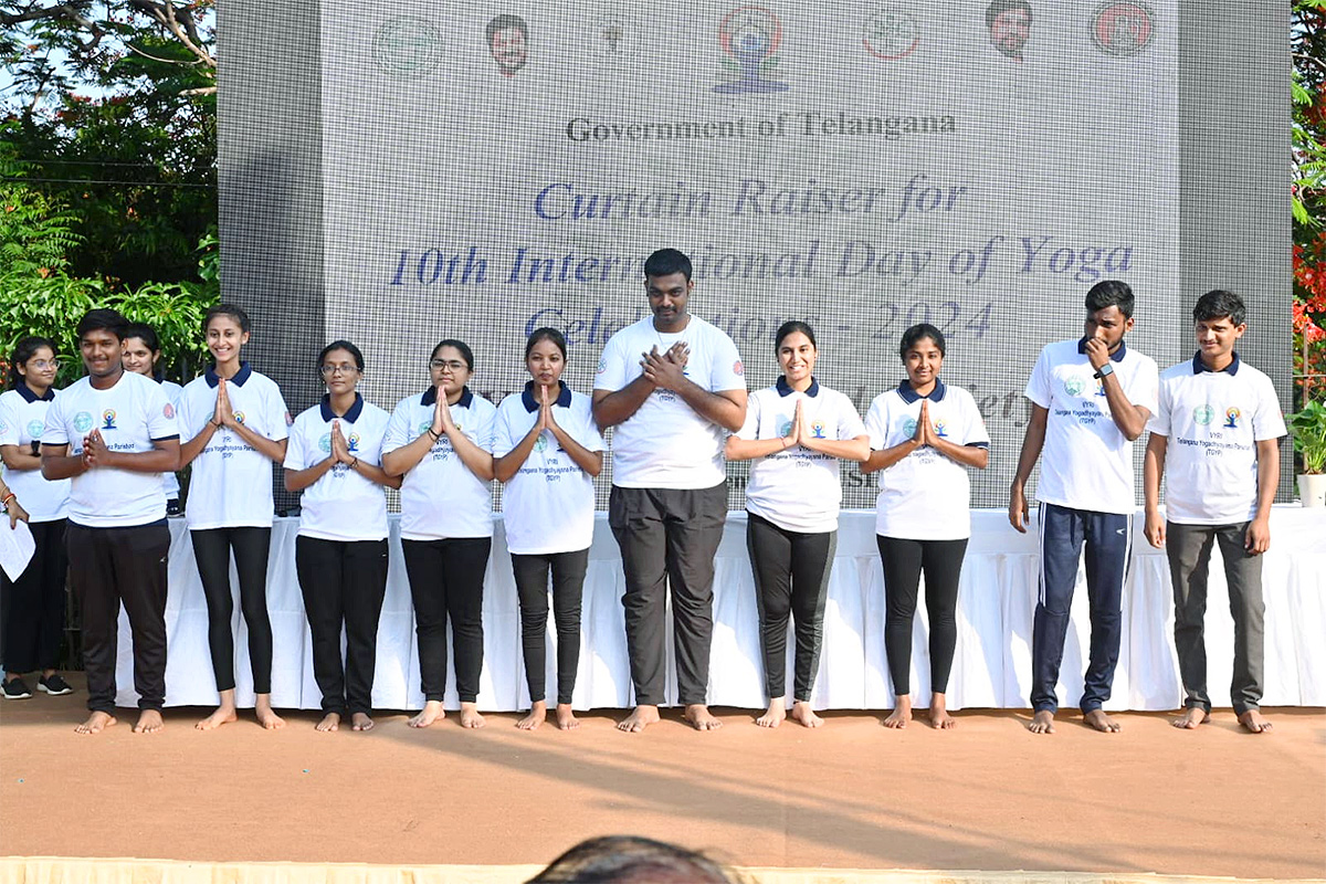 International Day of Yoga 2024 Curtain Raiser Event in Hyderabad9