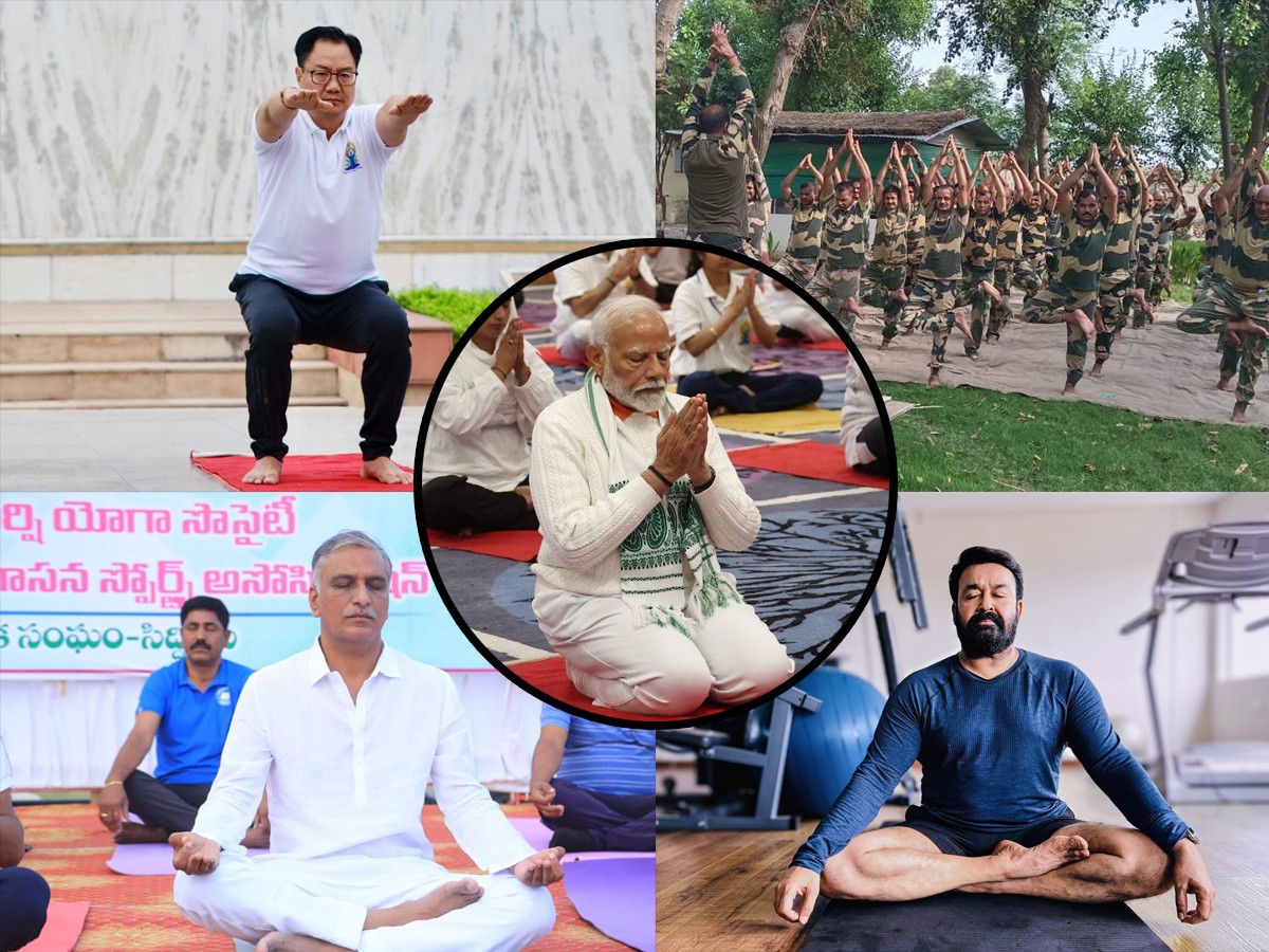 International Yoga day 2024 Yoga Poses Of Celebrities1