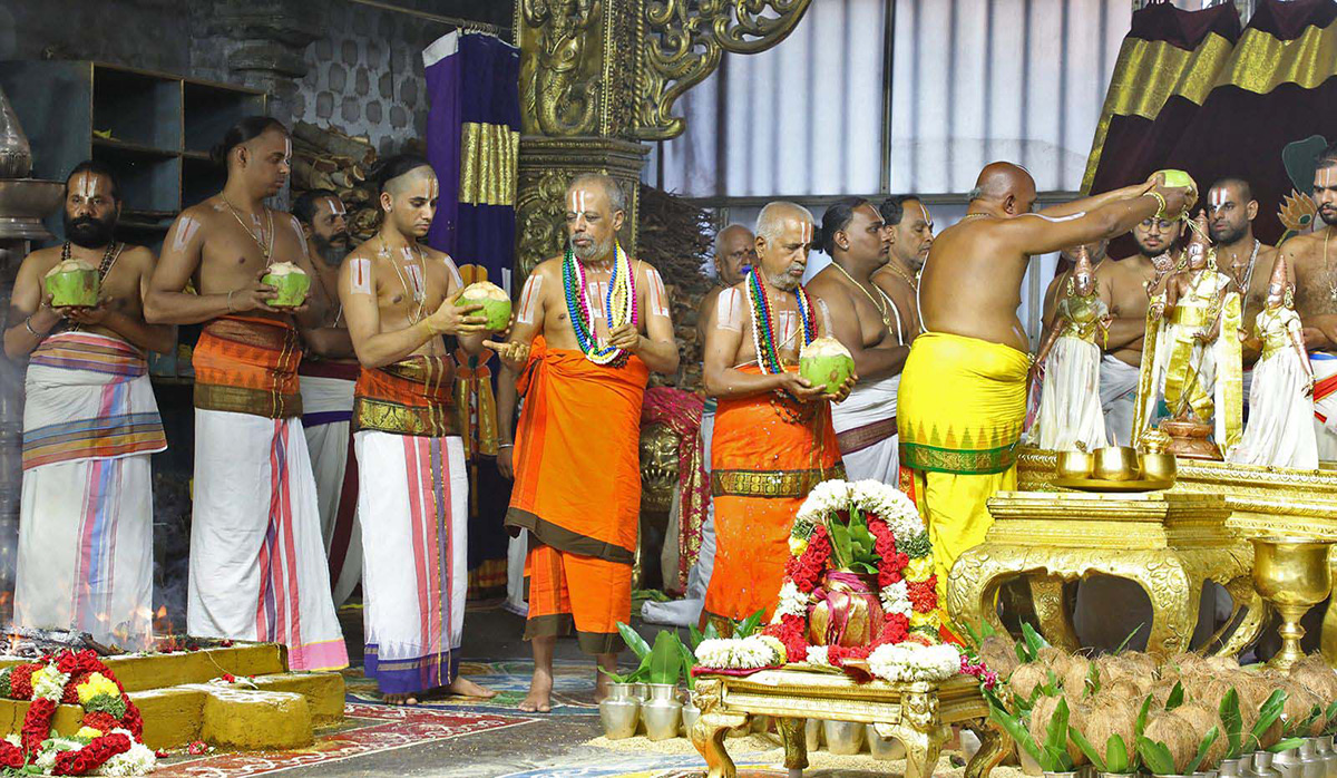 Annual Jyestabhishekam At Tirumala Photos4