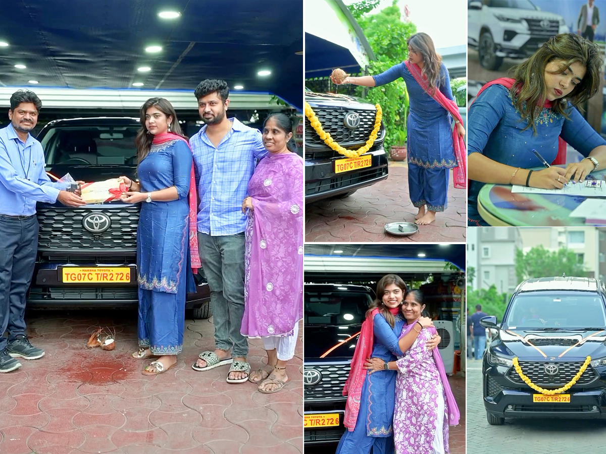 Jabardasth Rithu Chowdary Buys New Car, Photos Viral1