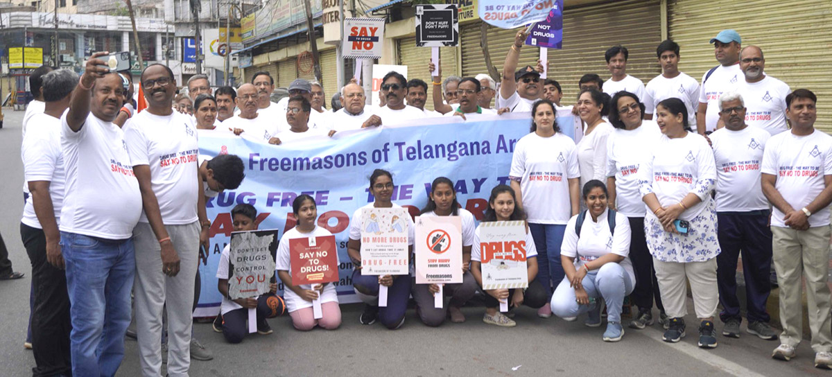 Freemasons of Telangana to Organise Walkathon over Masons Against Drug Abuse8