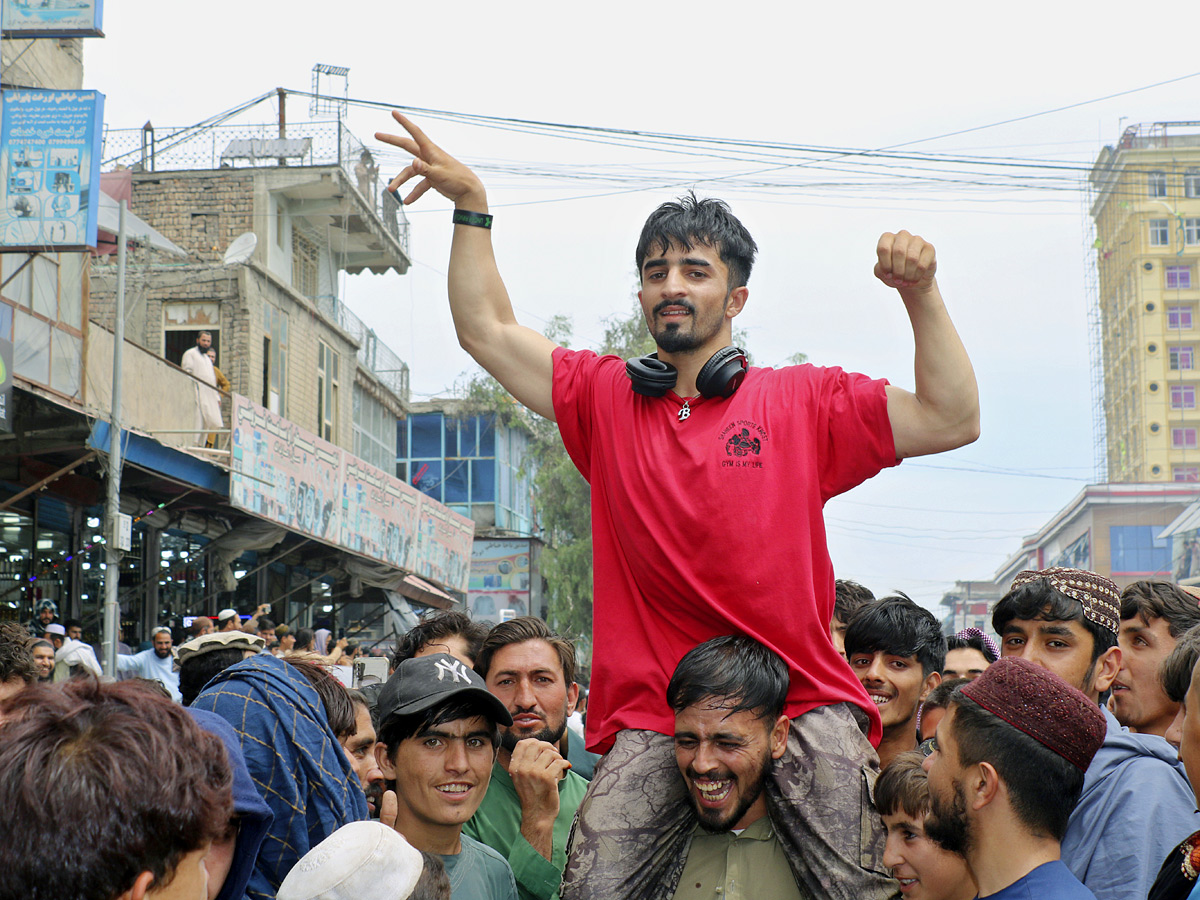 Afghanistan erupts in celebration as team reaches T20 World Cup semifinal Photos11