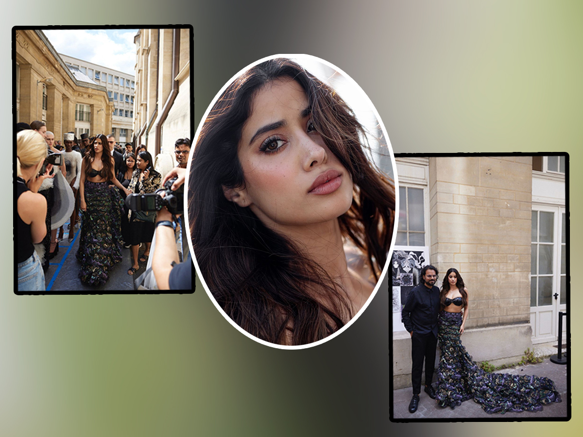 Janhvi Kapoor Makes Her Fabulous Debut At Paris Fashion Week 2024 For Designer Rahul Mishra1