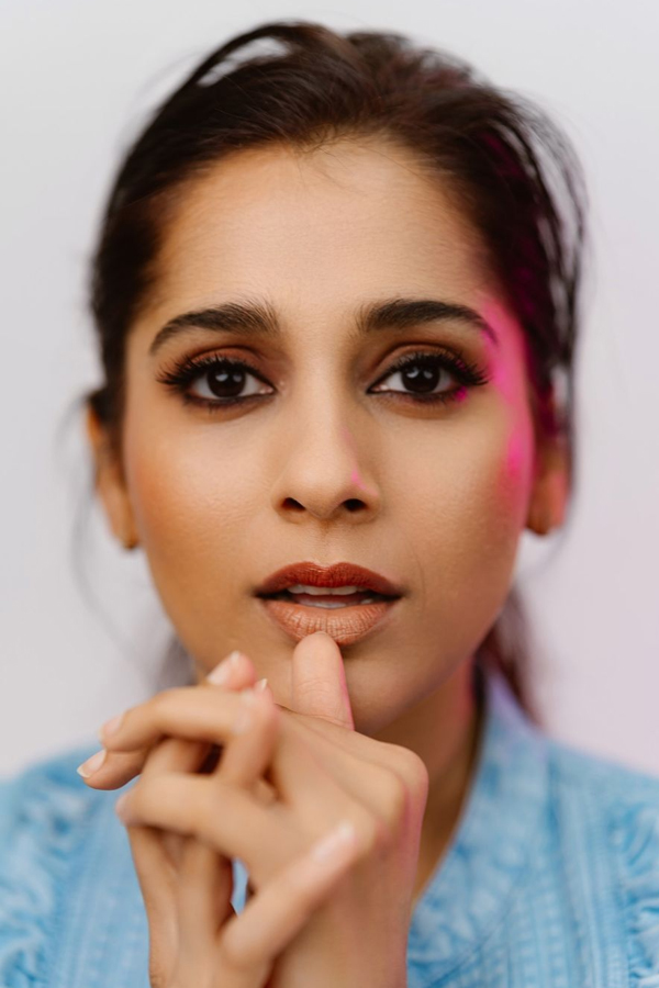 Rashmi Gautam Shared Closeup Still Photos In Blue Denim Jacket2