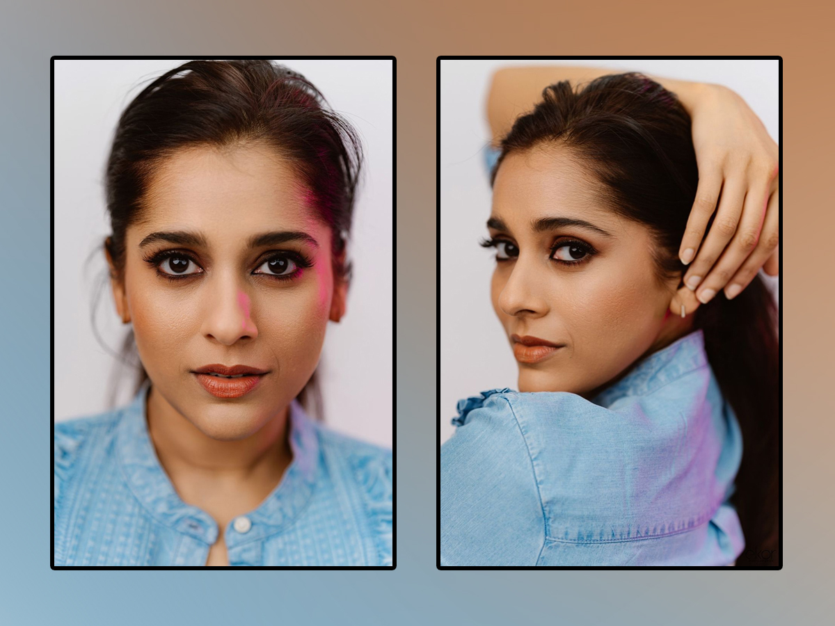 Rashmi Gautam Shared Closeup Still Photos In Blue Denim Jacket1