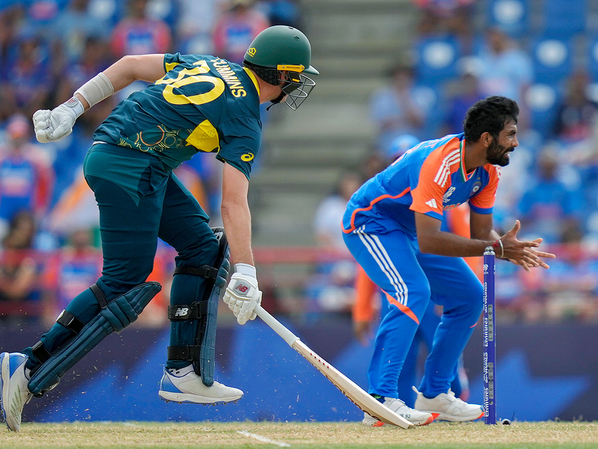 Twenty20 World Cup 2024 Super Eight cricket match between Australia and India36