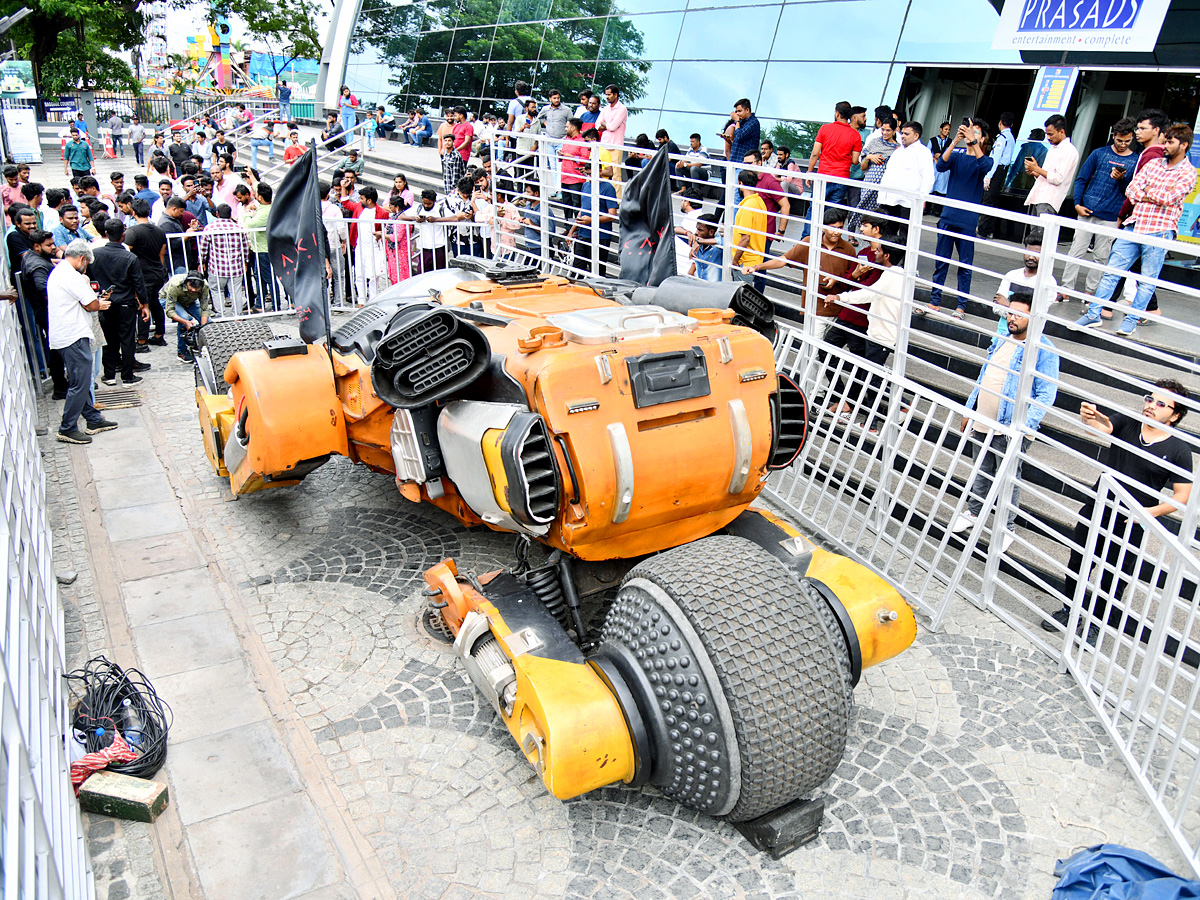 Prabhas Kalki Bujji Car Visuals At Prasad IMAX Photos3