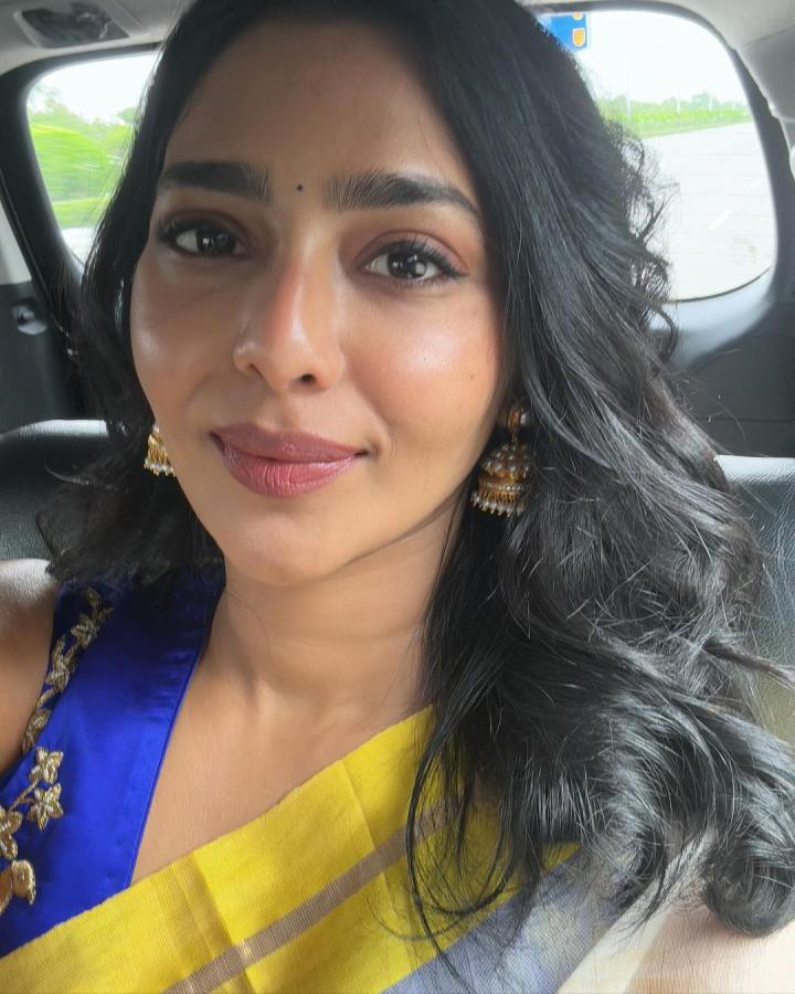 Aishwarya Lekshmi Latest Green Saree Photos Goes Viral In Social Media9