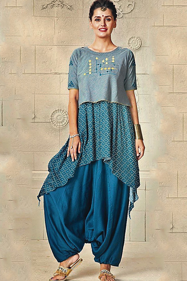 Indian Fashionable Kurti Western Cuts Ideas4