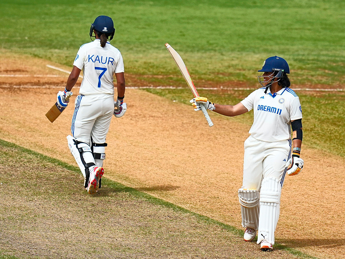 IND-W Vs SA-W Test Cricket Match Photos35