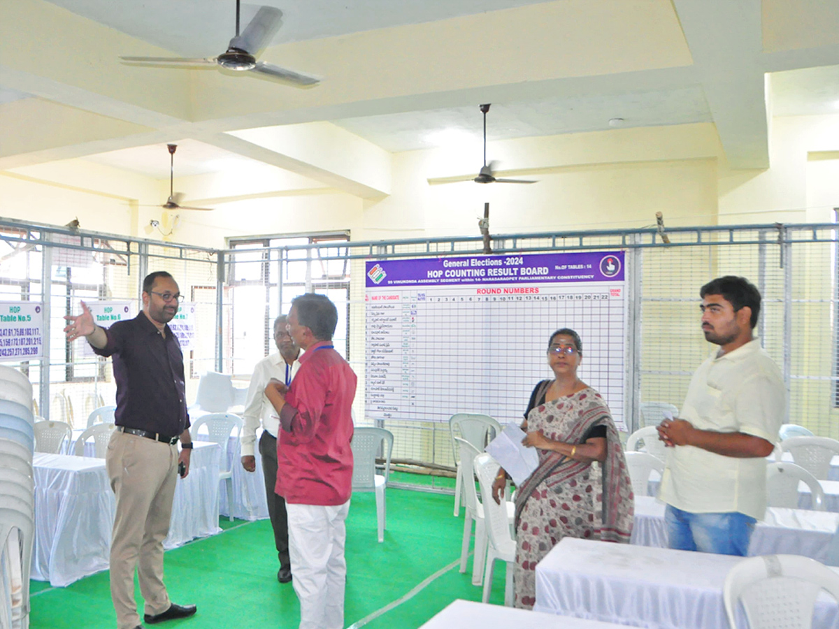 High Security Arrangements at Counting Centers In Andhra pradesh13