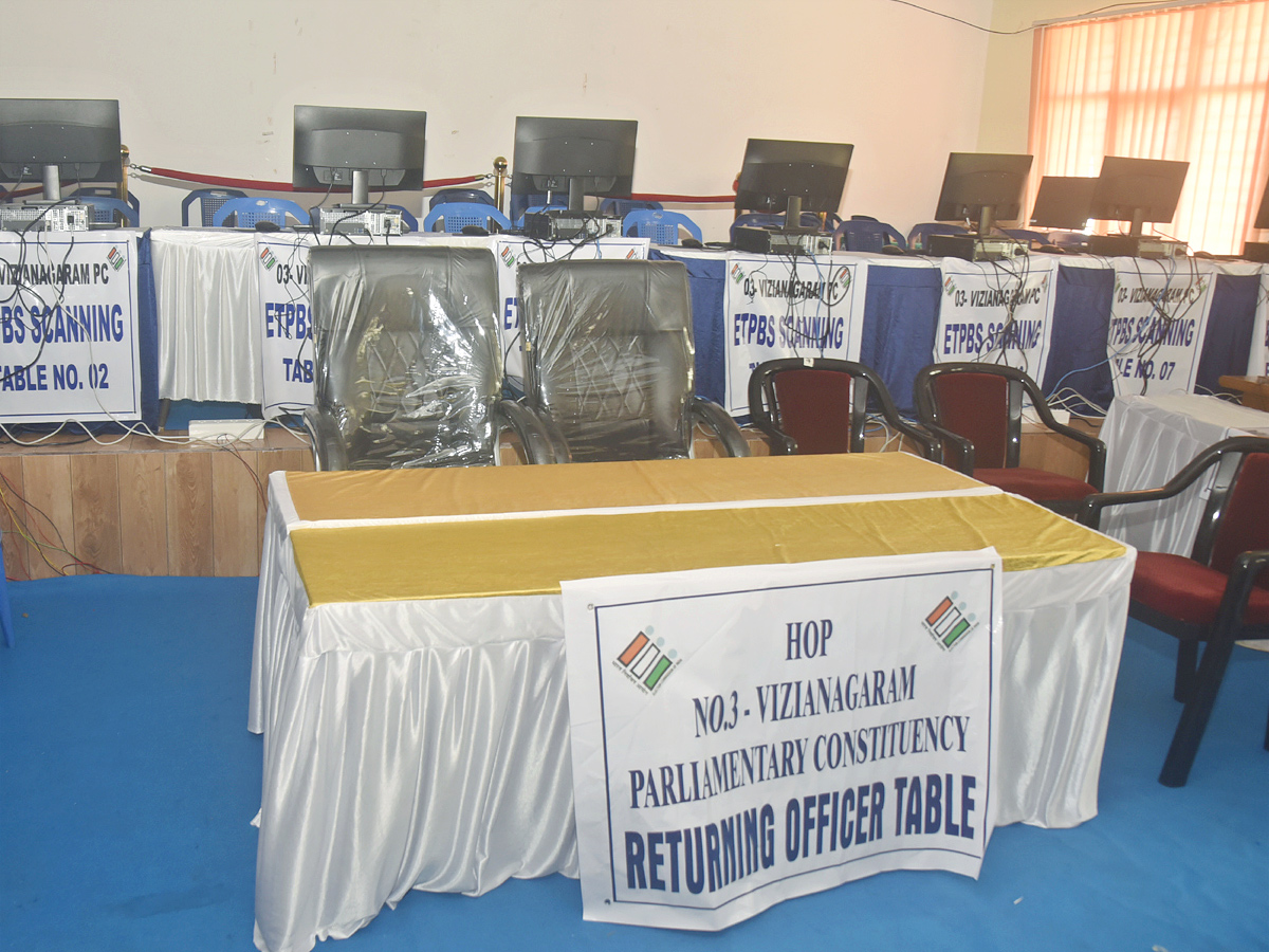 High Security Arrangements at Counting Centers In Andhra pradesh20