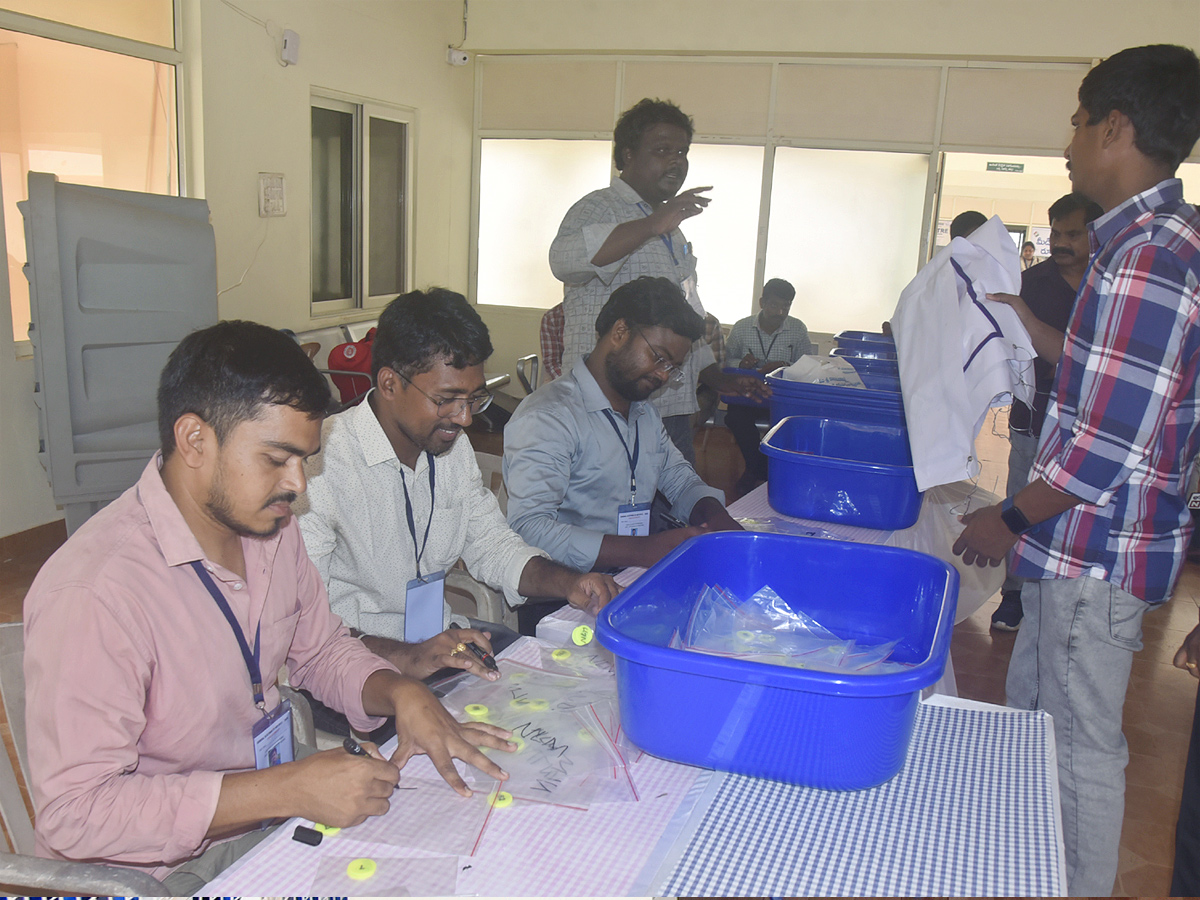 High Security Arrangements at Counting Centers In Andhra pradesh25