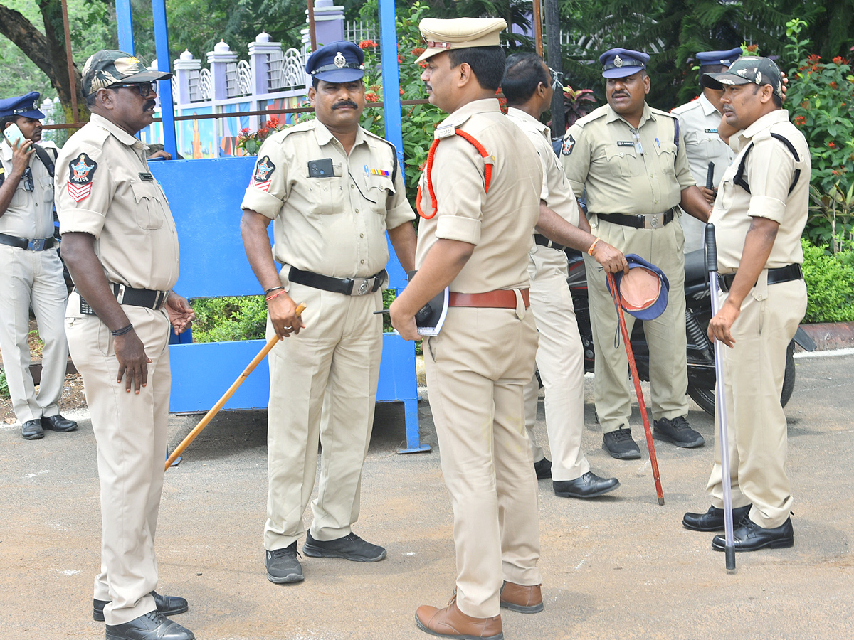 High Security Arrangements at Counting Centers In Andhra pradesh8