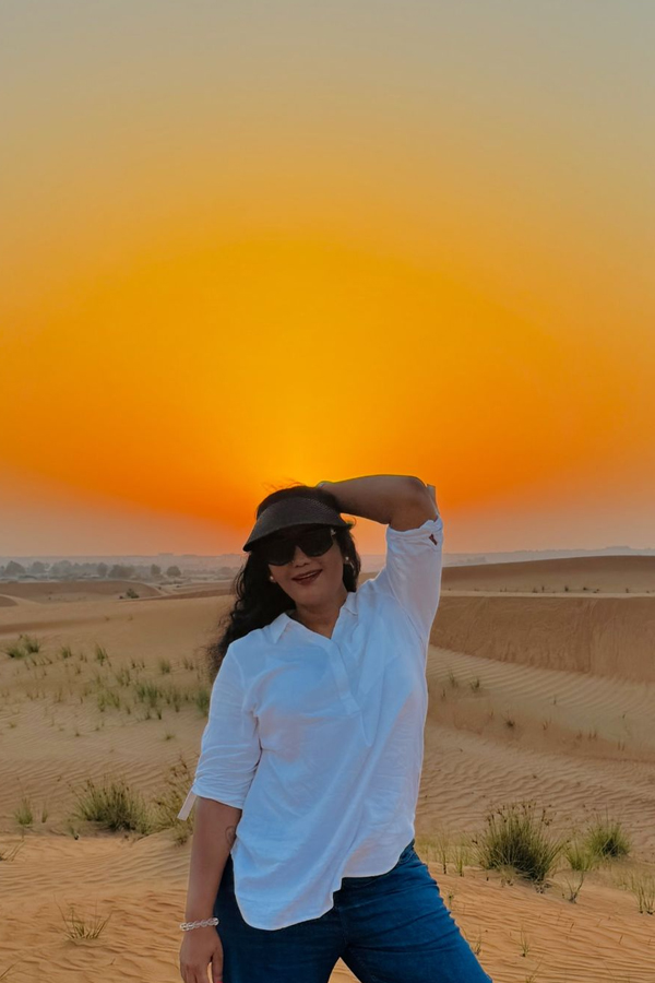 Actress Shyamala Devi Vacation In Dubai Photos Viral7