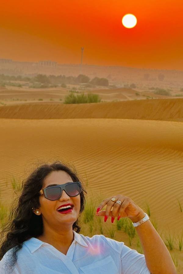 Actress Shyamala Devi Vacation In Dubai Photos Viral9