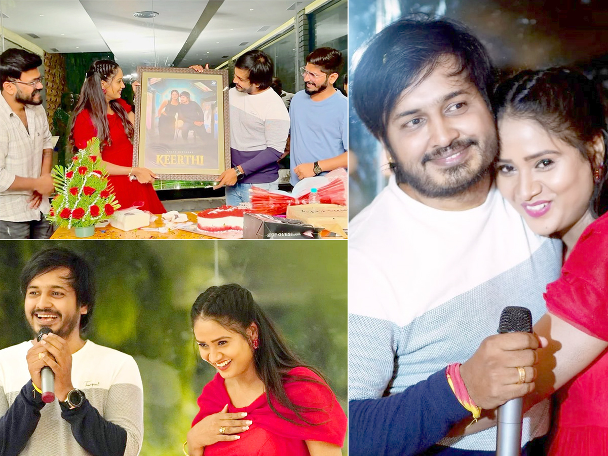 Tv actress Keerthi Bhat birthday celebrations Photos1