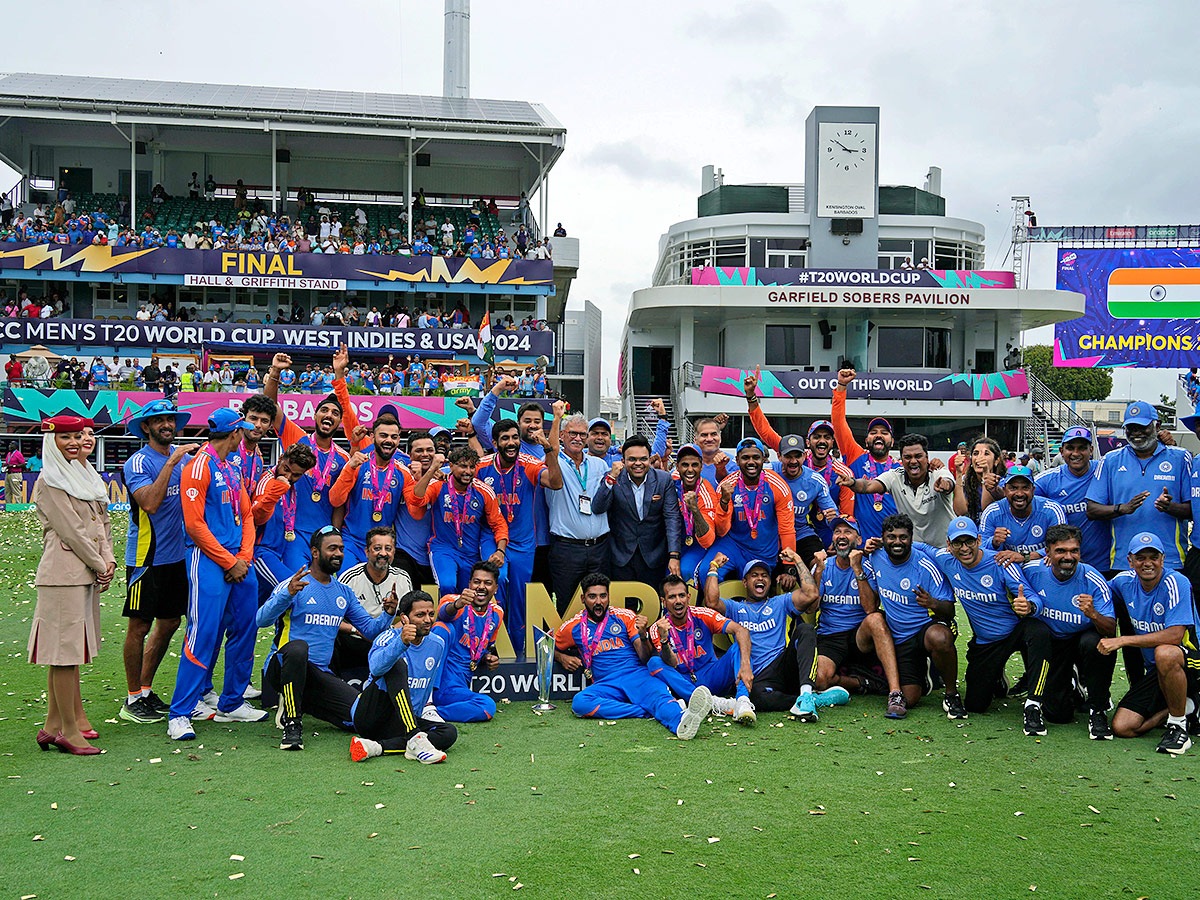 T20 world cup 2024 won the Team India photos1