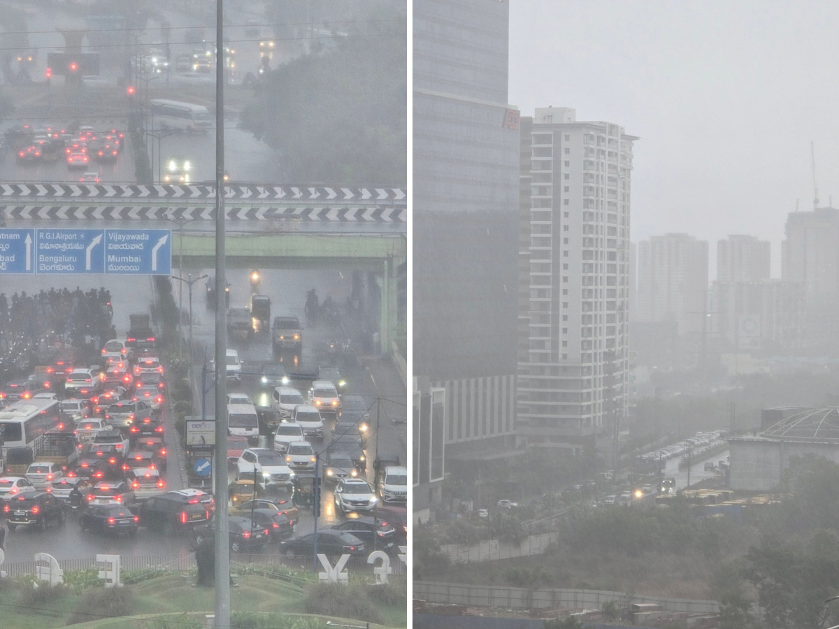 Heavy Rain Lashes Parts of Hyderabad City: Photos1