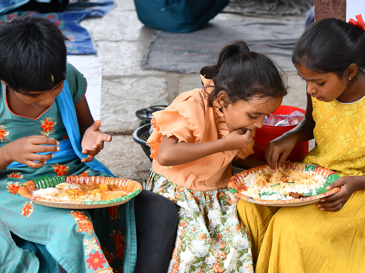 Fish Prasadam Distribution at Nampally Photos16