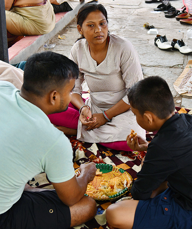 Fish Prasadam Distribution at Nampally Photos6