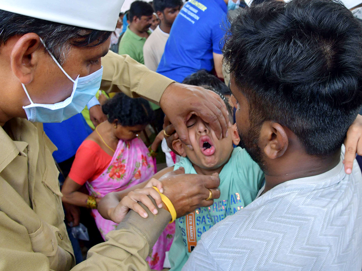 Fish Prasadam Distribution At Exhibition Ground In Nampally: Photos12