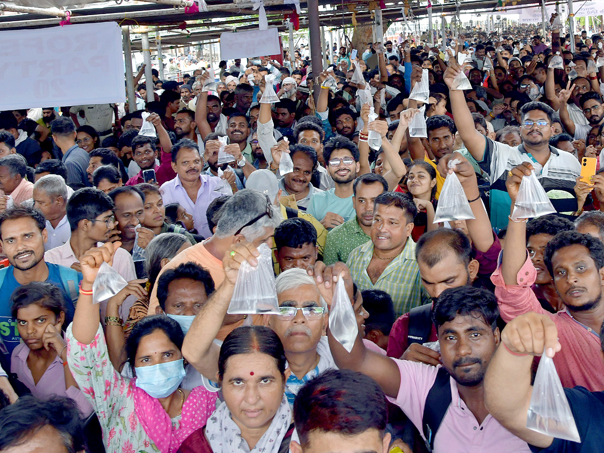 Fish Prasadam Distribution At Exhibition Ground In Nampally: Photos14