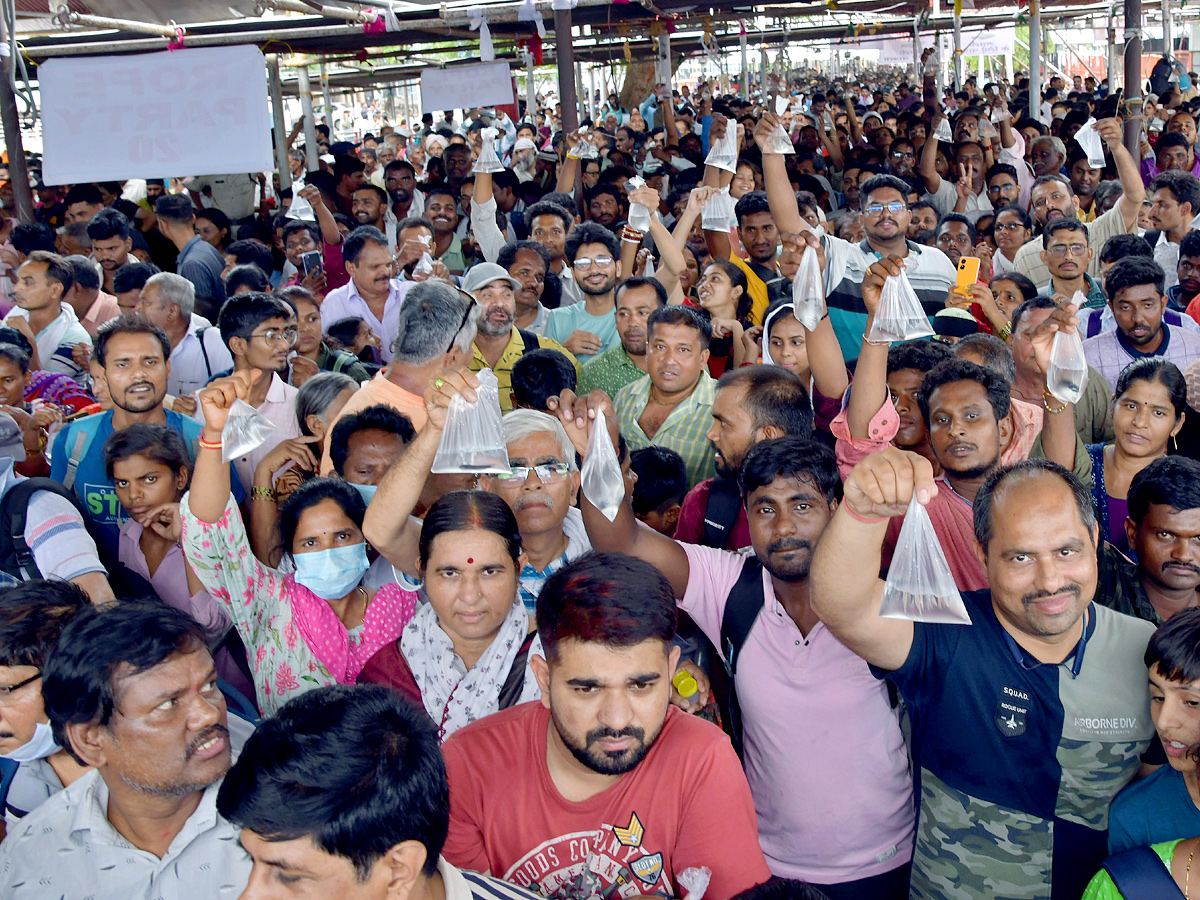 Fish Prasadam Distribution At Exhibition Ground In Nampally: Photos15